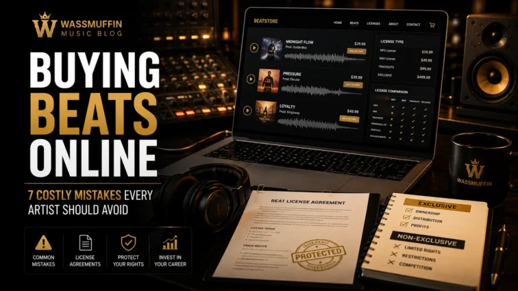 Buying beats online guide covering beat licensing exclusive beats and non-exclusive beats